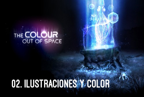 HP Lovecraft - El Color que cayó del Cielo Ilustraciones y color